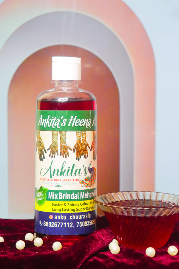 Professional Bridal mehandi (Heena) Oil for hands only